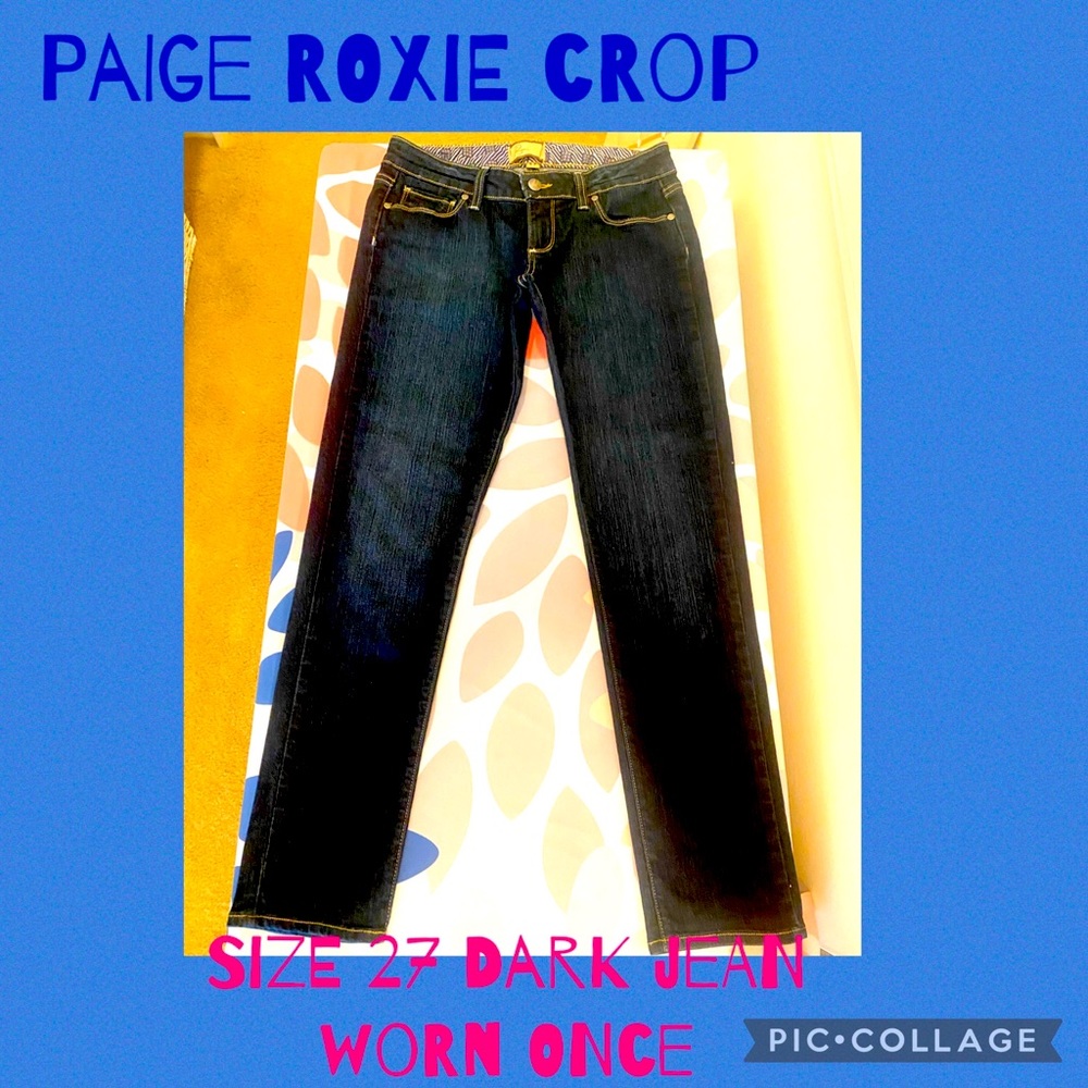 Paige Roxie Crop size 27! Amazing fit&feel! Like NEW!